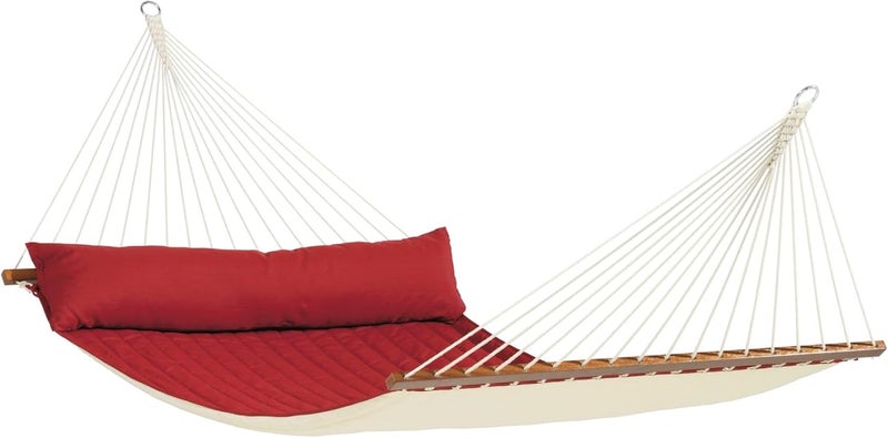 LA SIESTA Alabama Kingsize Spreader Bar Hammock (Size XL - 140 cm) (Red pepper) - Image 1